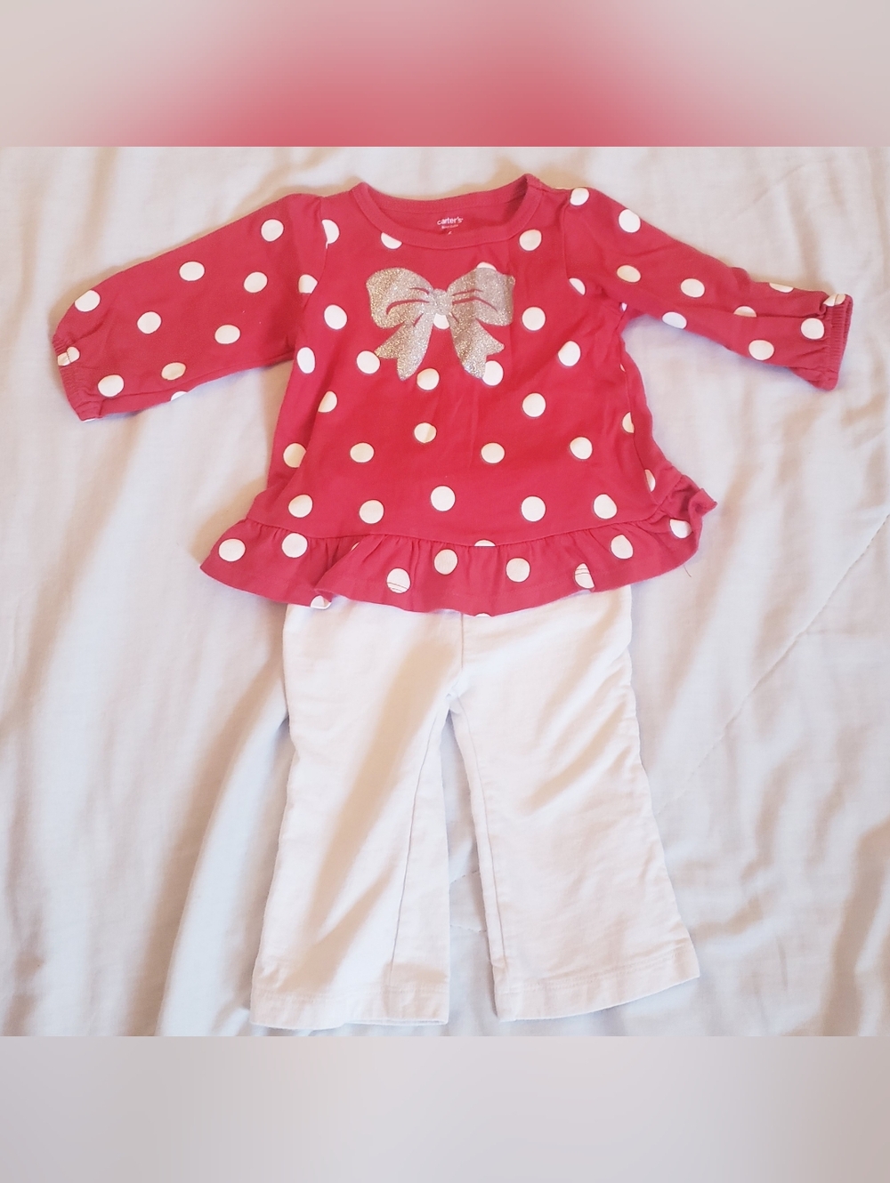 6 Month Girls Polka-dot Outfit
